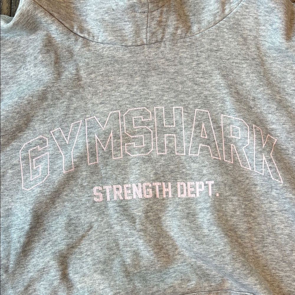 Gymshark Light Gray Pullover Hoodie